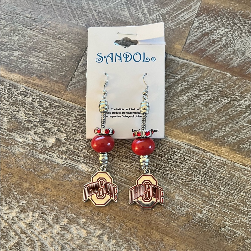 OSU The Ohio State University dangle earrings